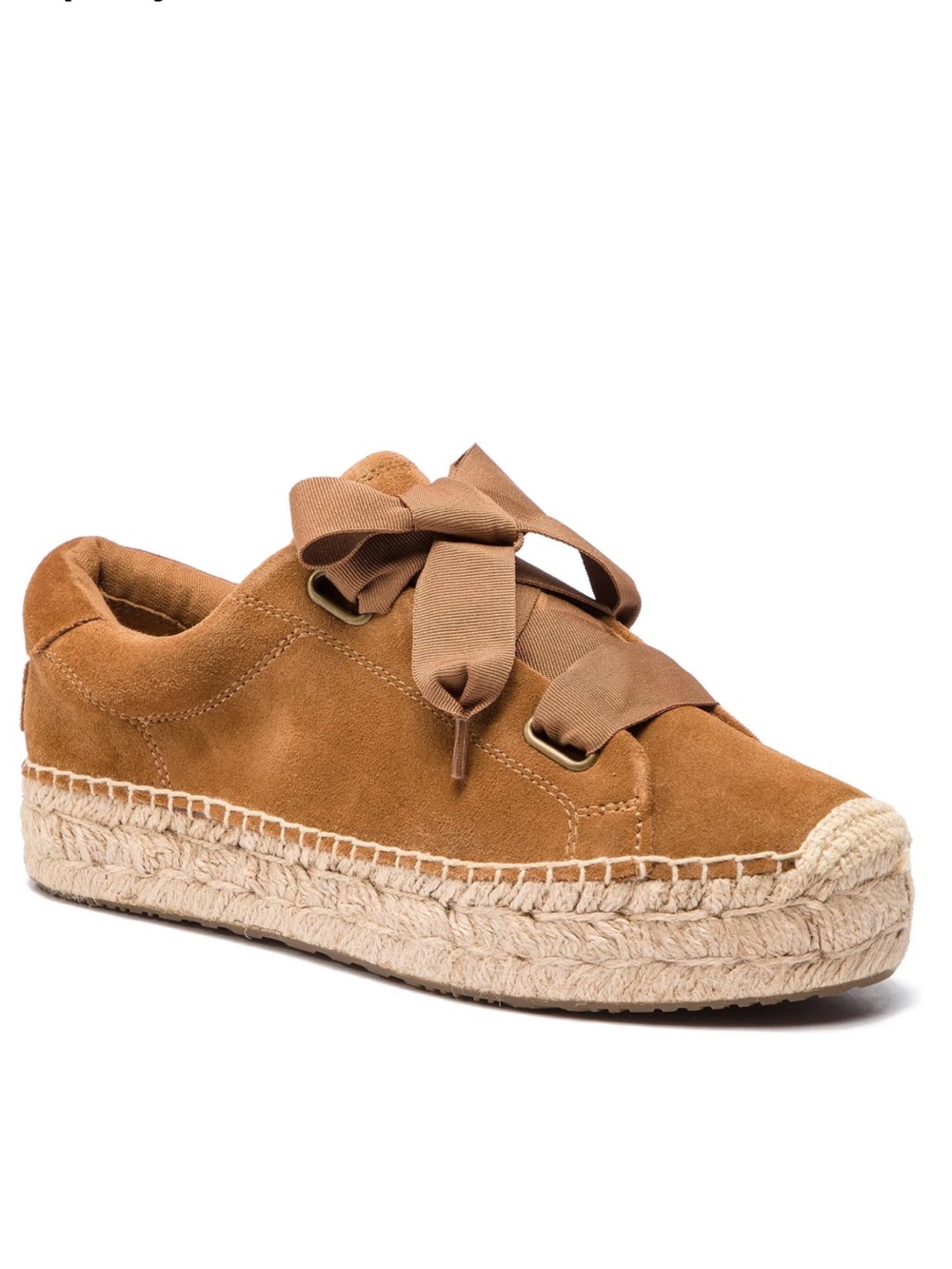 UGG Women’s Chestnut Brown Espadrille Lace-Up Moccasins